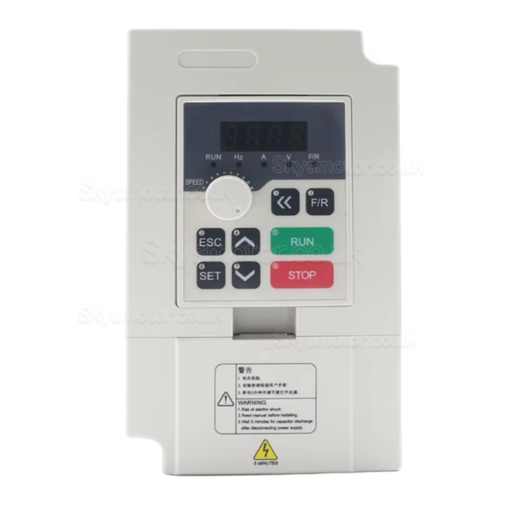 1.5KW 110V/220V Air Cooled CNC Spindle Motor Kit OSP001696 with Spindle Drives (VFD Drives) & 13Pcs ER11 Collet